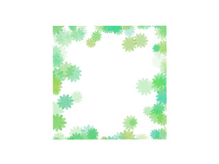 Flowers Frame Background