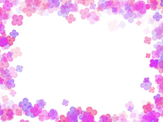 Flowers Frame Background
