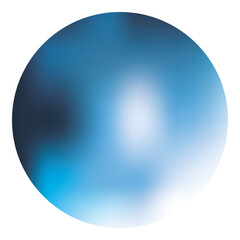 Blue Blurred Circular Shape - Background, Flyer or Cover Design for Your Business with Abstract Texture - Applicable for Web Designs, Presentations, Placards, Posters - Trendy Creative Vector Template