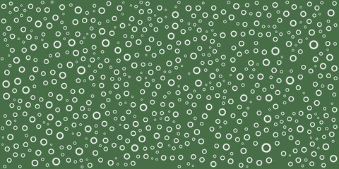 Lots of Colorful Randomly Placed, and Sized White Flowers Pattern - Modern Style Texture, Background, Design Element in Editable Vector Format