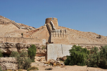 Ranikot Fort, Great Wall of Sindh, vinatge ruins in Pakistan