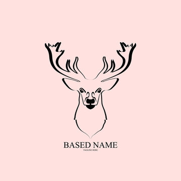 deer silouet inspiration for design