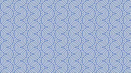 Geometric Line Circles Pattern Background. Design Perfect For Fashion, Print, Fabric, Clothing