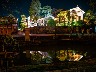 Fototapeta premium 倉敷美観地区のライトアップ