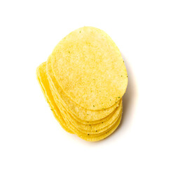 Potato Chips Isolated