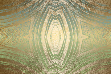 Golden Abstract  decorative paper texture  background  for  artwork  - Illustration