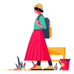 Awesome Best Graphic Flat Illustration