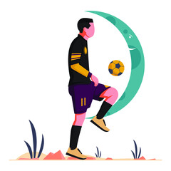 Awesome Best Graphic Flat Illustration