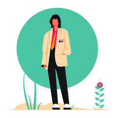 Awesome Best Graphic Flat Illustration