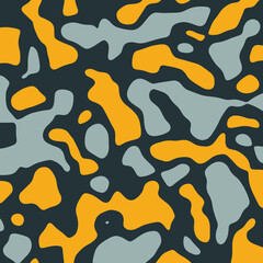 seamless pattern with stars. seamless pattern with camouflage.