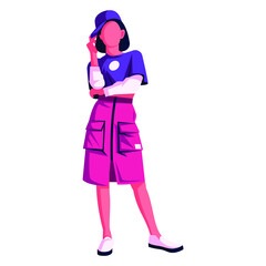 Awesome Best Graphic Flat Illustration