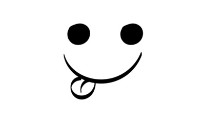 Cute face expressions for print or use as stickers, card, poster or T shirt