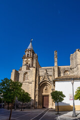 Fototapeta na wymiar The San Miguel church in the town of Jerez de la Frontera in Andalusia, Spain