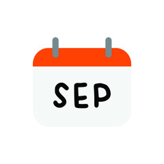 Vector calendar month for website, cv, presentation 