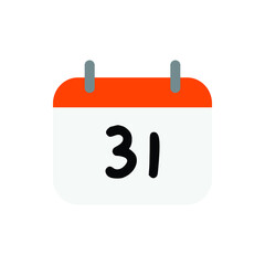 Vector calendar day for website, cv, presentation