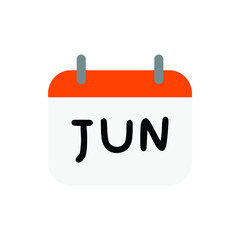 Vector calendar month for website, cv, presentation 