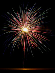 Fireworks and pyrotechnics on National Day