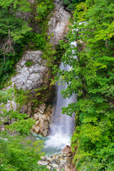 Plakat 白山白川郷ホワイトロード　岩底の滝