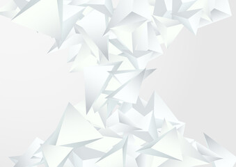 Light Shapes Dynamic Vector  Gray Background.