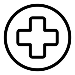Healthcare Flat Icon Isolated On White Background
