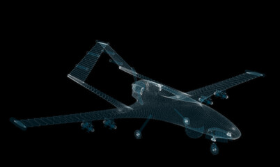 Fototapeta na wymiar Military Predator Drone