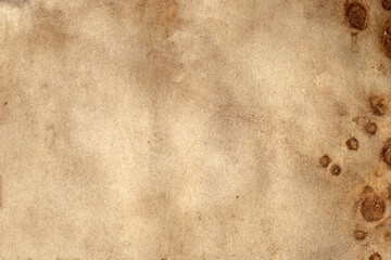 Old brown paper for background.