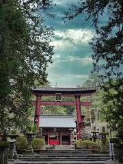 北口本宮冨士浅間神社の拝殿
