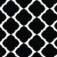 Fototapeta premium four leaf floral seamless pattern vector illustration