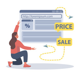 Small business development concept. Business people and investors