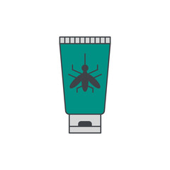 insect Cream  icon in color icon, isolated on white background 