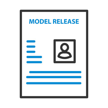 Icon Of Model Release Document
