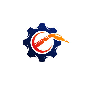 recommend clip art: Welding torch logo design