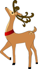 christmas, deer noel, Santa Claus, noel baba, noel father, merry christmas, deer noel companion, christmas deer