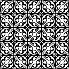 Abstract geometric seamless pattern. Black and white minimalist monochrome artwork with simple shapes.Black and White Flower of Life Sacred .Geometry Circle Pattern Abstract Background.Stylish Chaotic