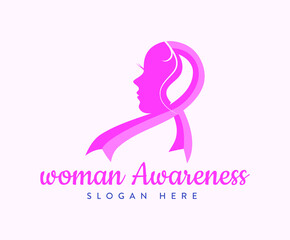 women and girls celebration design suitable for greeting cards, posters, and banners on National Women and Girls HIV-AIDS Awareness flat logo icon