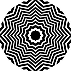 Simple Mandala Shape for Coloring.Circular pattern in form of mandala for Henna tattoo, decoration. Decorative ornament in ethnic oriental style. Coloring book page. ornamental round lace ornament.