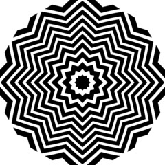 Simple Mandala Shape for Coloring.Circular pattern in form of mandala for Henna tattoo, decoration. Decorative ornament in ethnic oriental style. Coloring book page. ornamental round lace ornament.