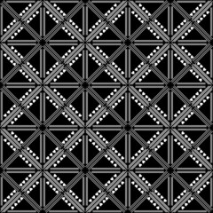 Abstract Black White Seamless pattern. Modern stylish texture with Bold stripes. Geometric abstract background.Cute abstract geometric shape pattern design in black and white. Repeat seamless.