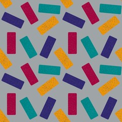 Kids seamless geometric pattern for fabrics and textiles and packaging and gifts and wrapping paper