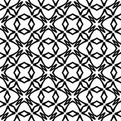 Abstract vintage geometric wallpaper pattern seamless background.Modern scandinavian style.Abstract classical background in black and white color.abstract texture, monochrome fashion design.