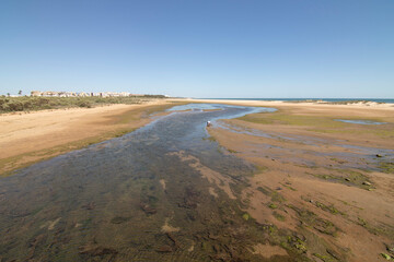The marshes of Isla Cristina in Huelva, Spain.