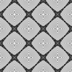 Abstract vintage geometric wallpaper pattern seamless background.Modern scandinavian style.Abstract classical background in black and white color.abstract texture, monochrome fashion design.