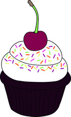 cap cake, muffin, cafe, restaurant, fast food, kap kek, 