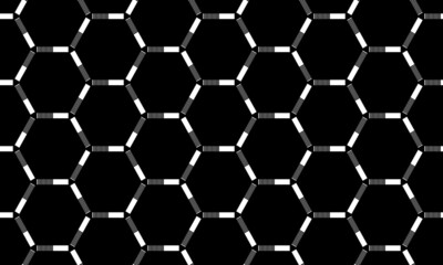 Seamless geometric pattern in op art design. Vector art.Vector seamless texture. Modern abstract background. Geometric pattern of rhombuses of different sizes.Vector seamless pattern. Modern stylish.