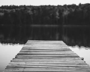 Fototapeta premium pier on the lake