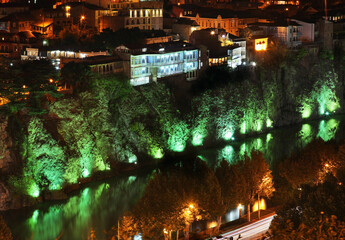 Panoramic view of Tbilisi. Georgia