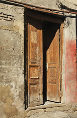 Old door in Tbilisi. Georgia