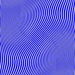 Vector Illustration of the Blue pattern of lines abstract background.Striped transition from blue to white in the form of a road. Trendy vector background.blue and white mobious wave stripe optical.