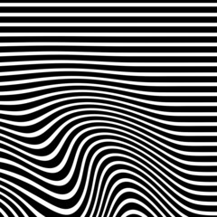 Abstract Black and White Geometric Stripes.hypnosis spiral.Seamless Black and white stripes background.seamless wave line patterns