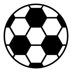 Soccer Flat Icon Isolated On White Background